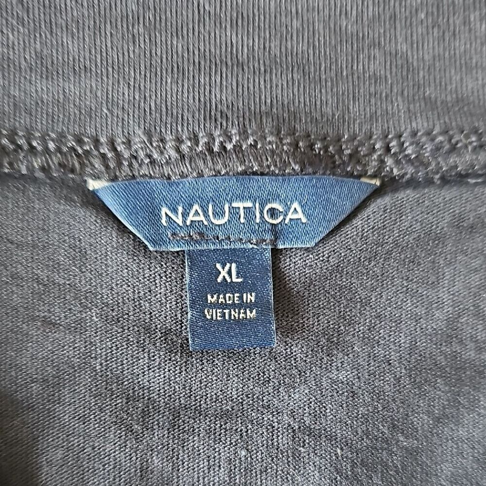 NWT Nautica Dark Blue Drawstring Waist T-Shirt Dress, Size XL - Picture 3 of 6